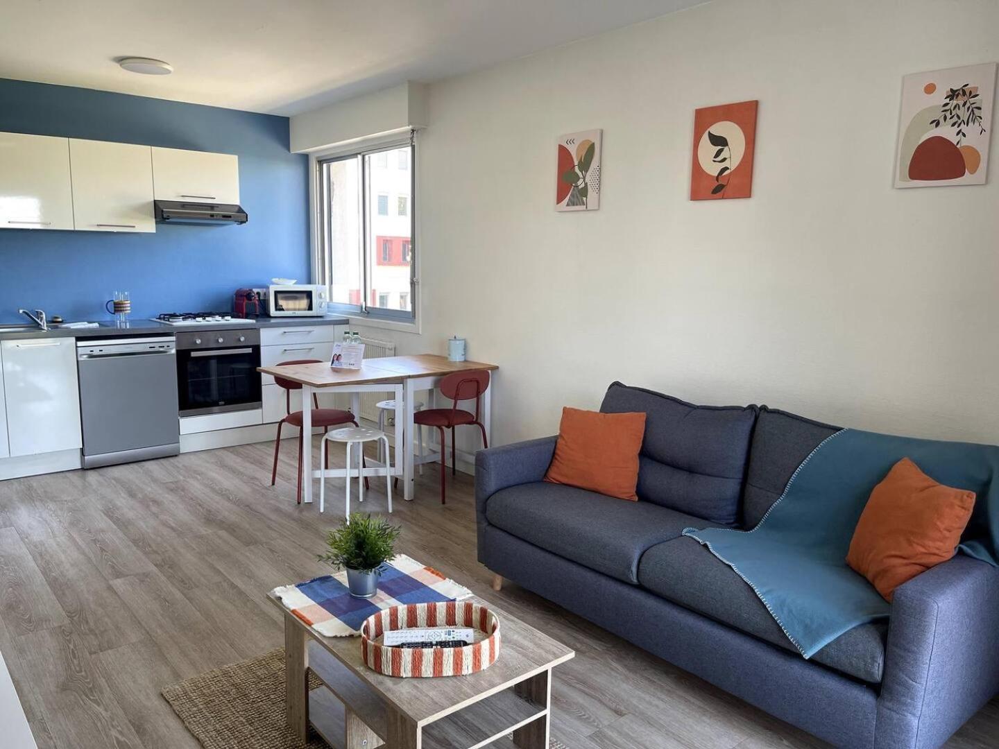 Appartement Bleu Mandarine By Prim0 C0nciergerie